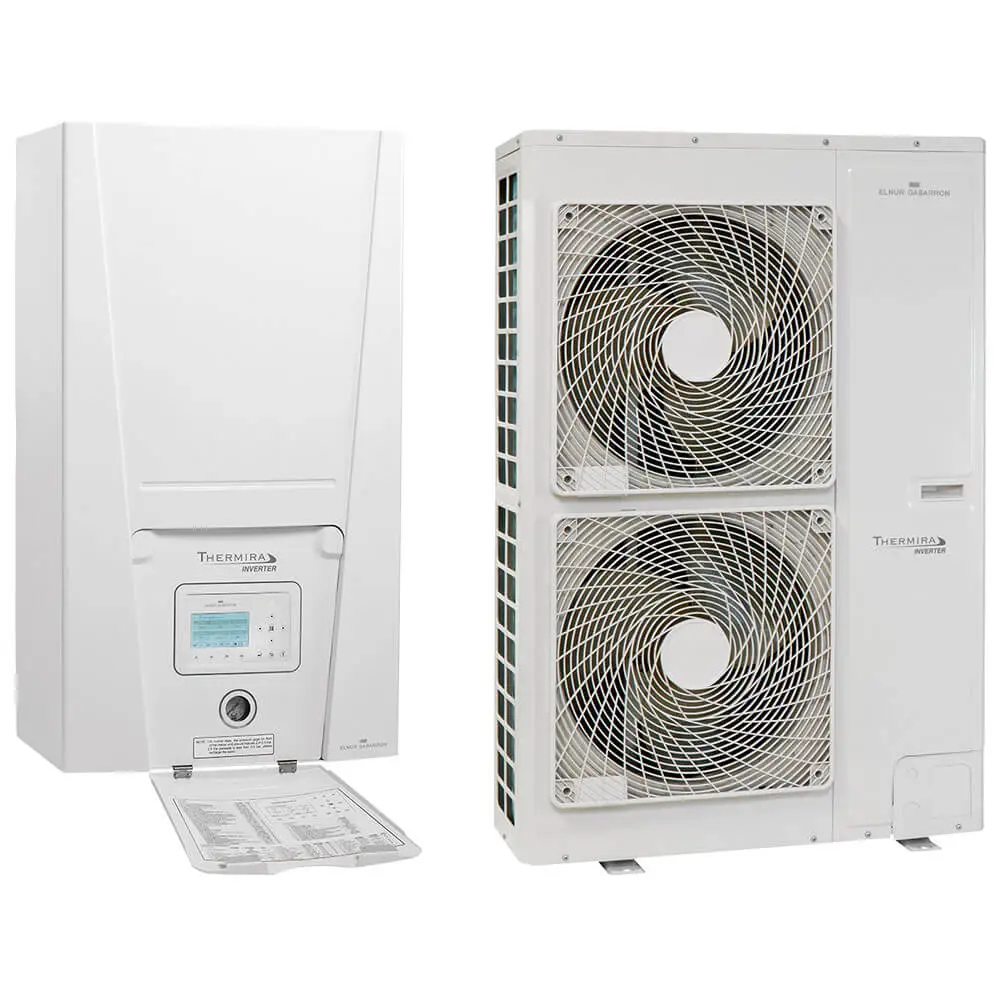 Elnur Gabarron Thermira hőszivattyú és kültéri egység DC inverterrel szerelt kivitel, 12-16 kW